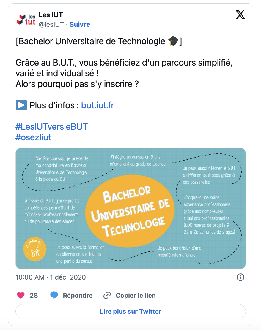 BUT : Tout Savoir Sur Le Bachelor Universitaire De Technologie